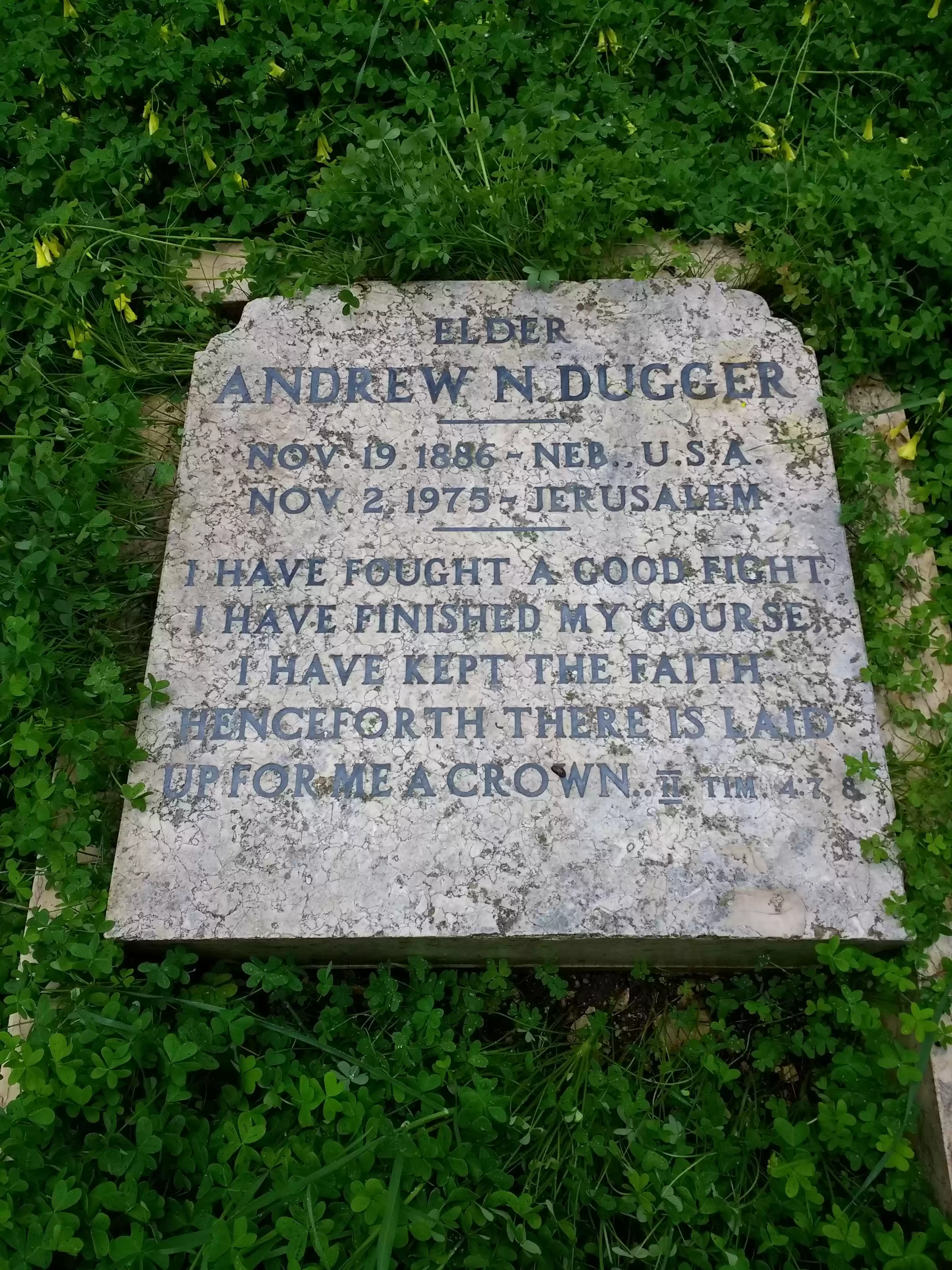 AN Dugger grave